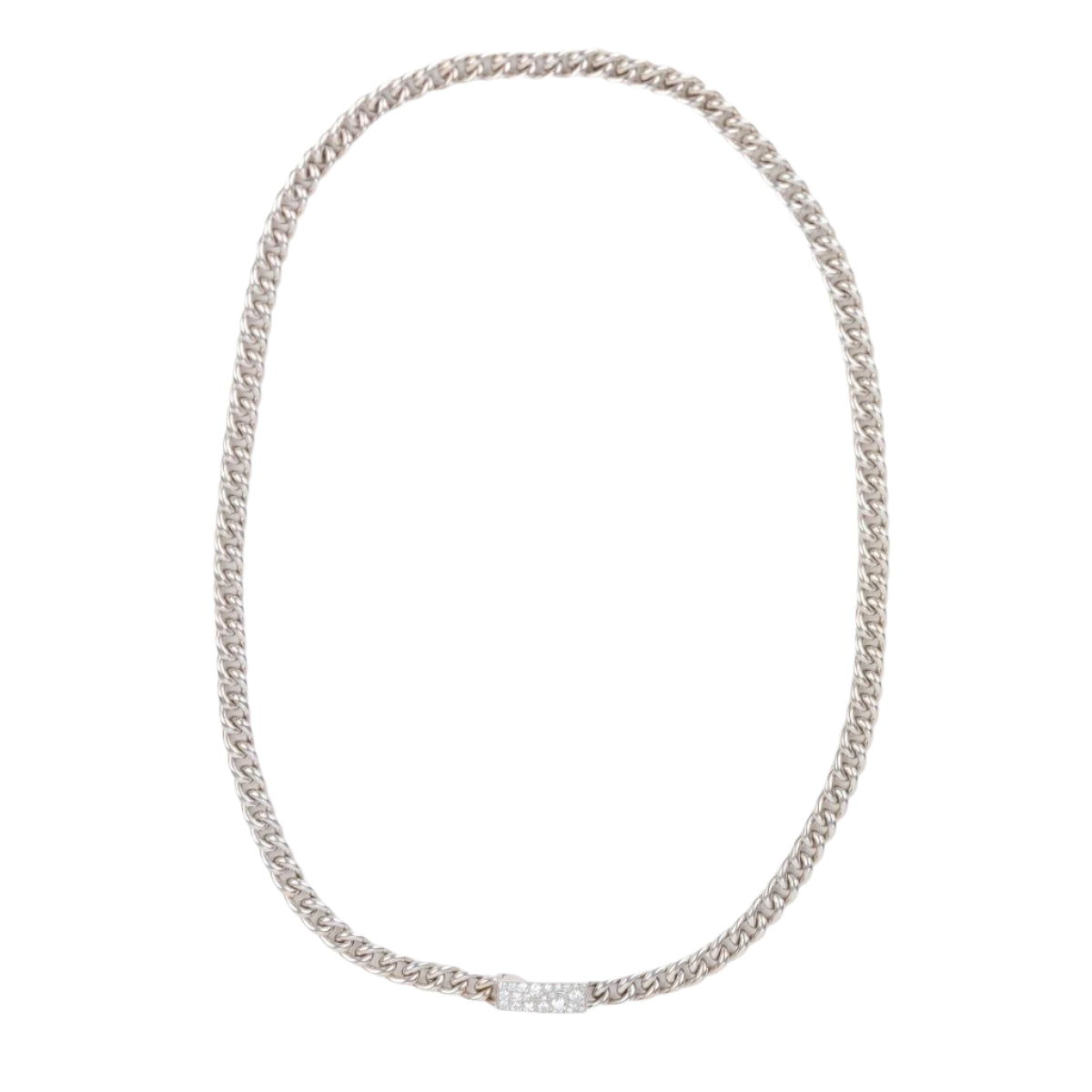 Collier DIOR en or blanc et diamant - Castafiore