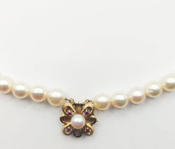 Collier double rang de perles - Castafiore