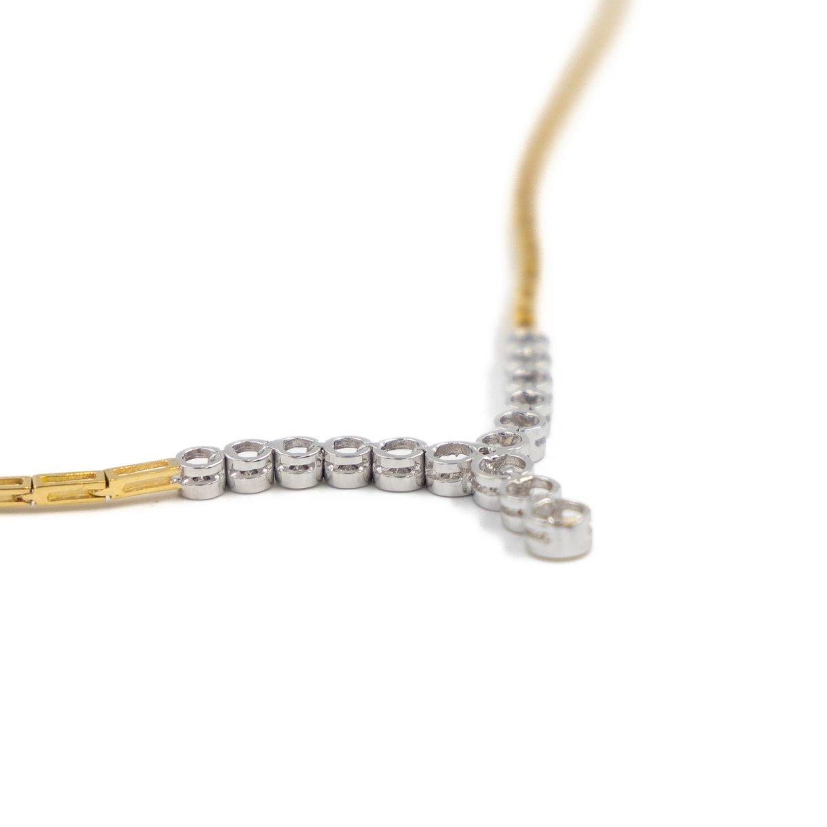 Collier en 2 ors et diamants - Castafiore