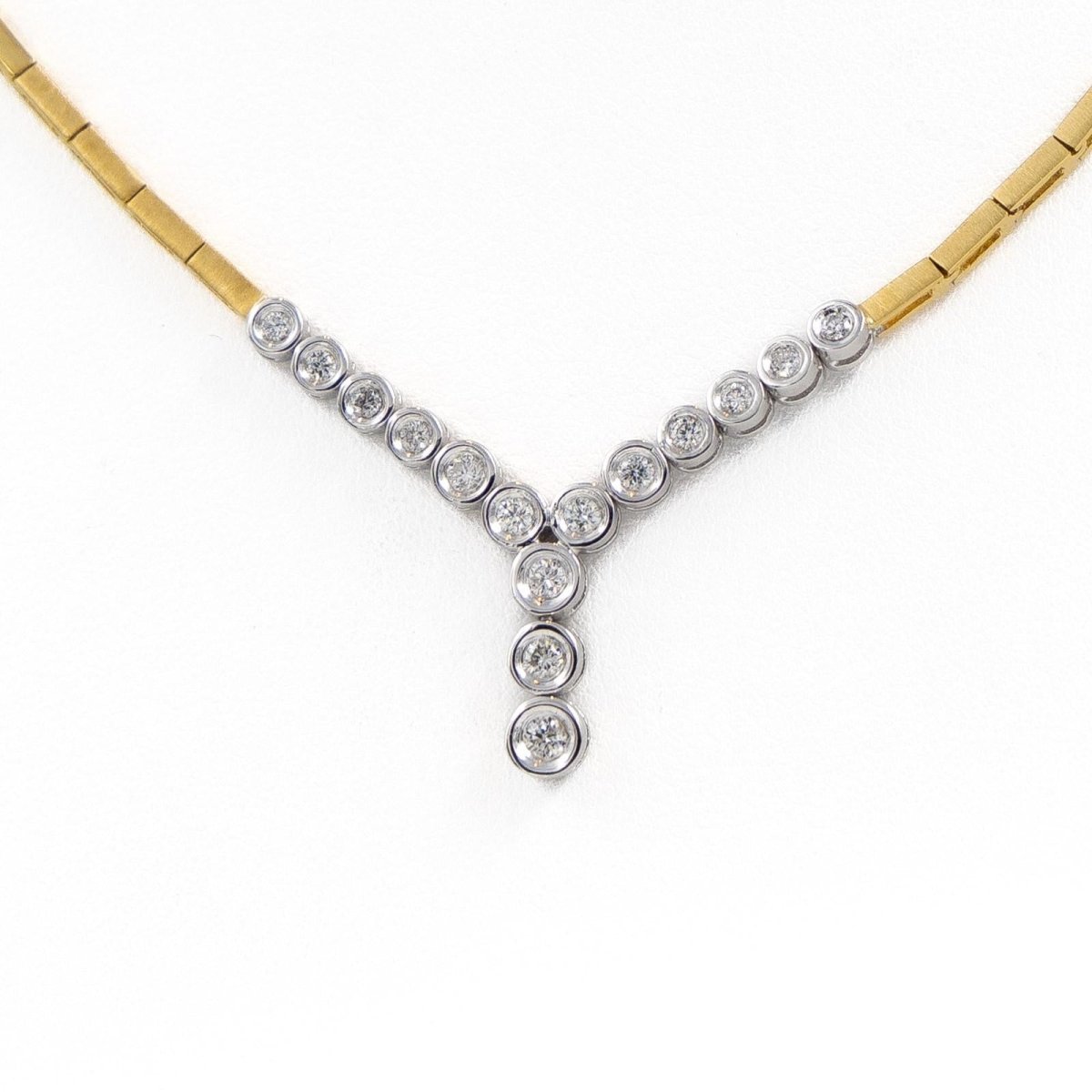 Collier en 2 ors et diamants - Castafiore