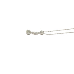 Collier en or blanc, diamants - Castafiore