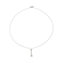 Collier en or blanc, diamants - Castafiore