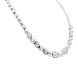 Collier en or blanc et diamants - Castafiore
