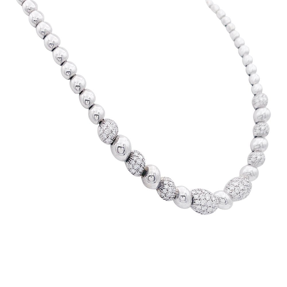 Collier en or blanc et diamants - Castafiore