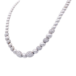 Collier en or blanc et diamants - Castafiore