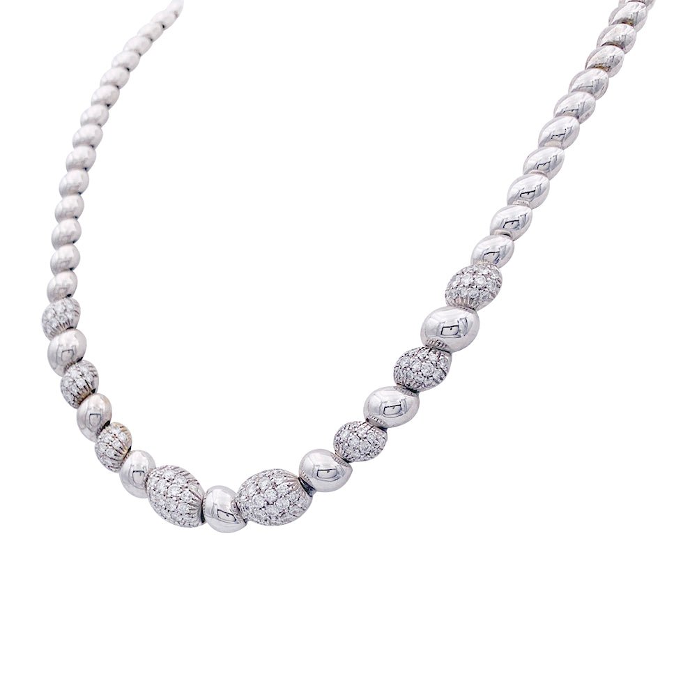 Collier en or blanc et diamants - Castafiore