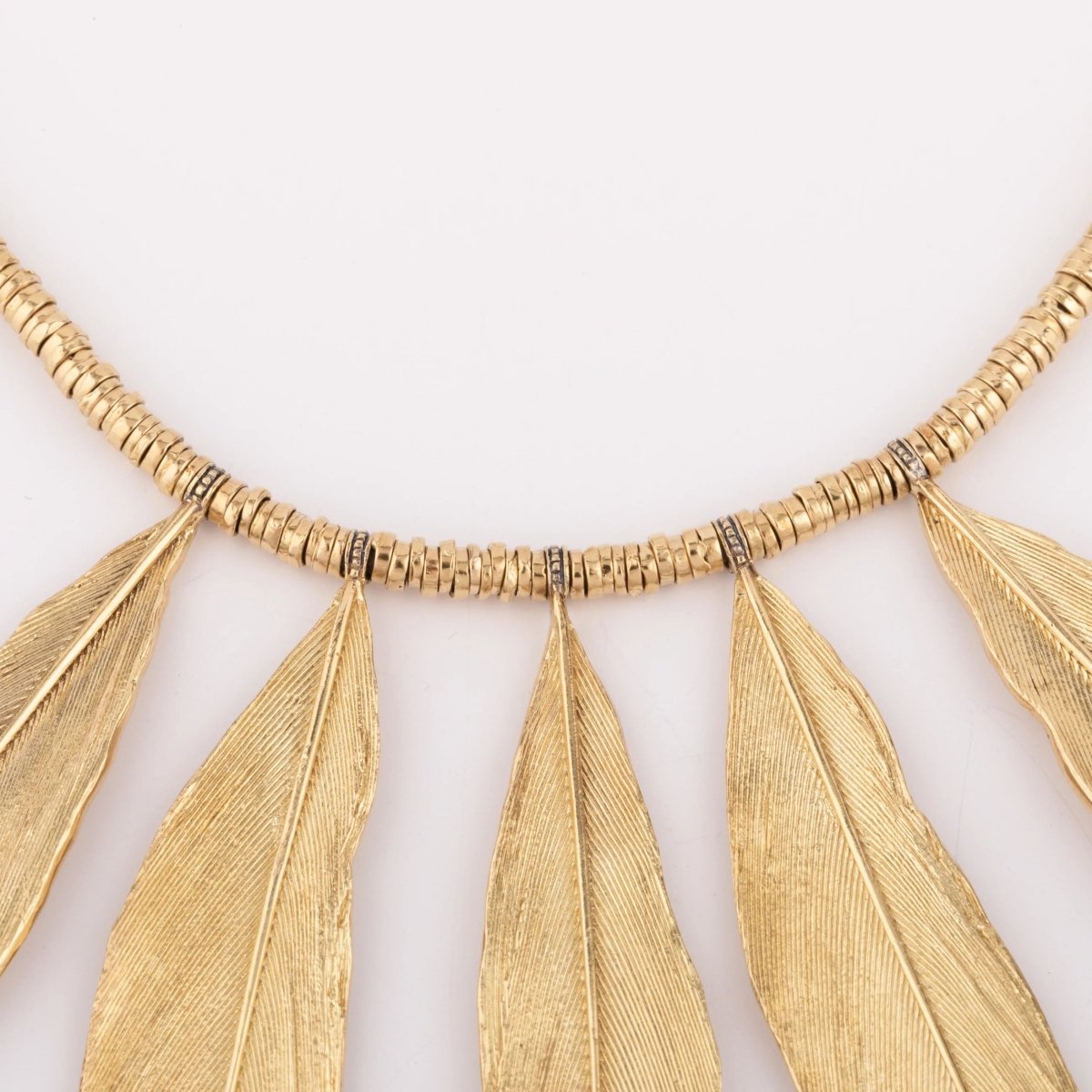Collier en or H.Stern formant des plumes en or - Castafiore