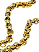 Collier en or jaune 18 carats à mailles rondes - Castafiore