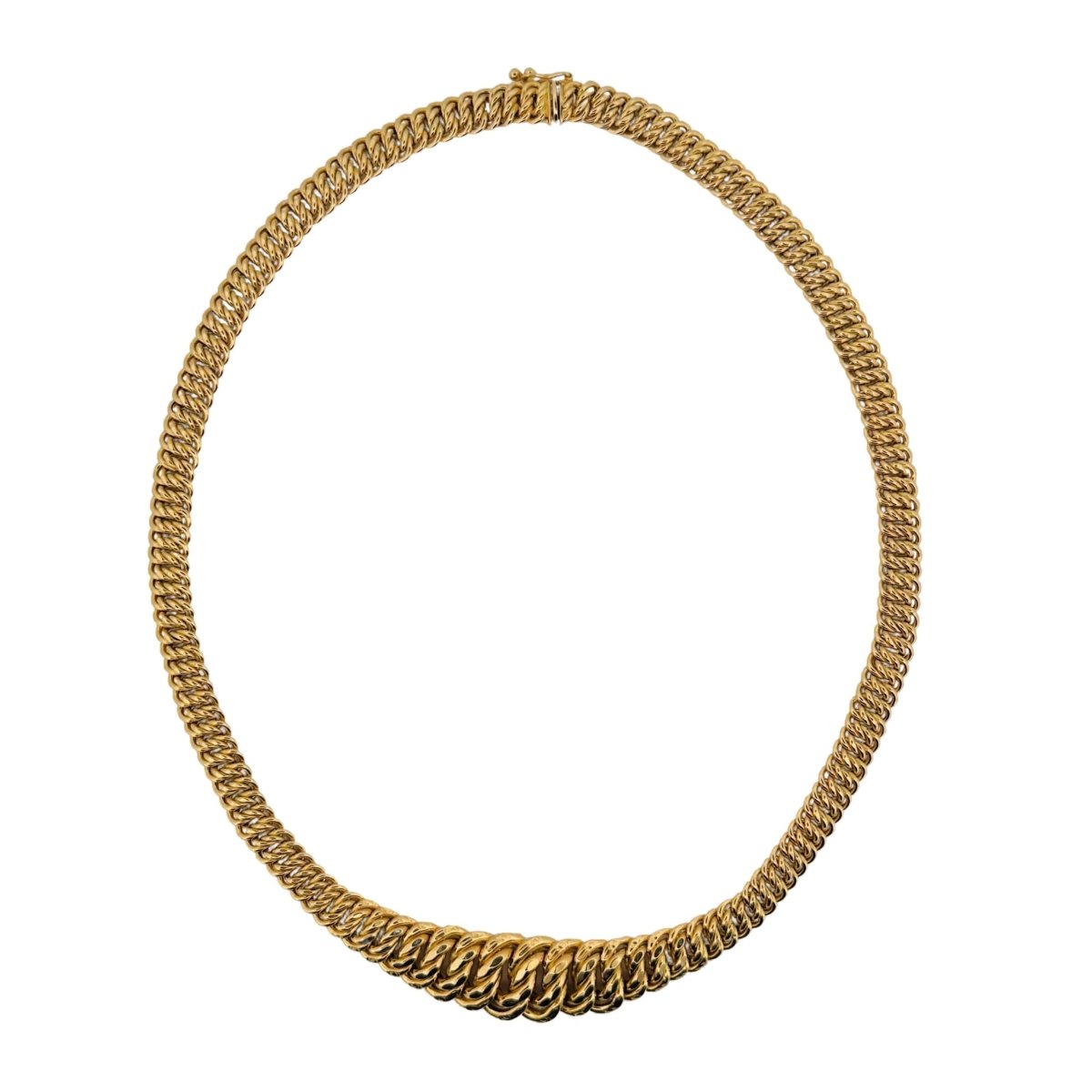 Collier en or jaune à maille américaine - Castafiore