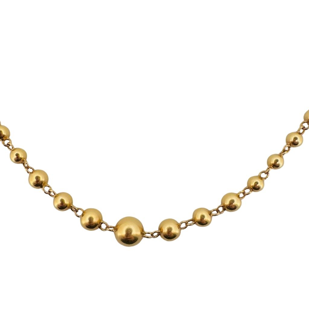 Collier en or jaune Boule Marseillaise - Castafiore