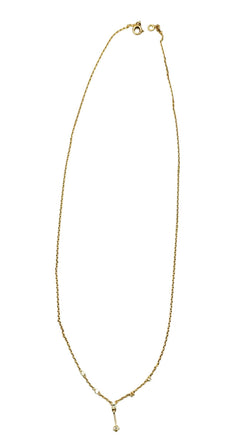 Collier en or jaune et diamants - Castafiore