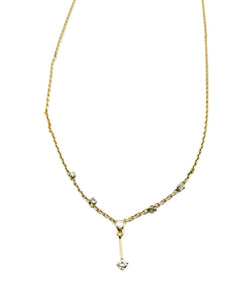 Collier en or jaune et diamants - Castafiore