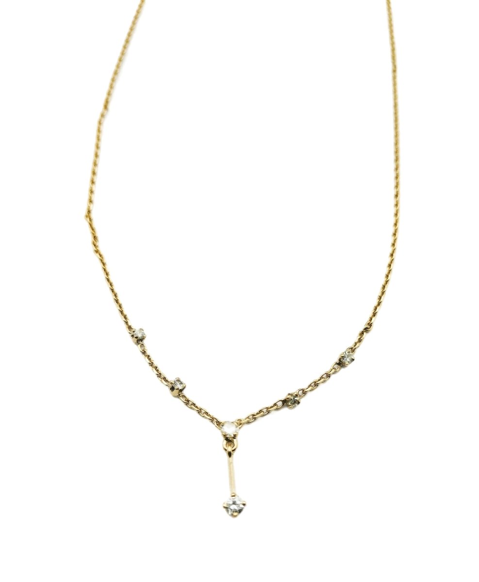 Collier en or jaune et diamants - Castafiore