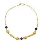 Collier en or jaune et lapis lazuli - Castafiore