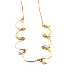 Collier en or jaune et perles - Castafiore