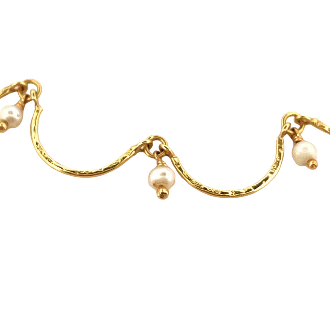 Collier en or jaune et perles - Castafiore