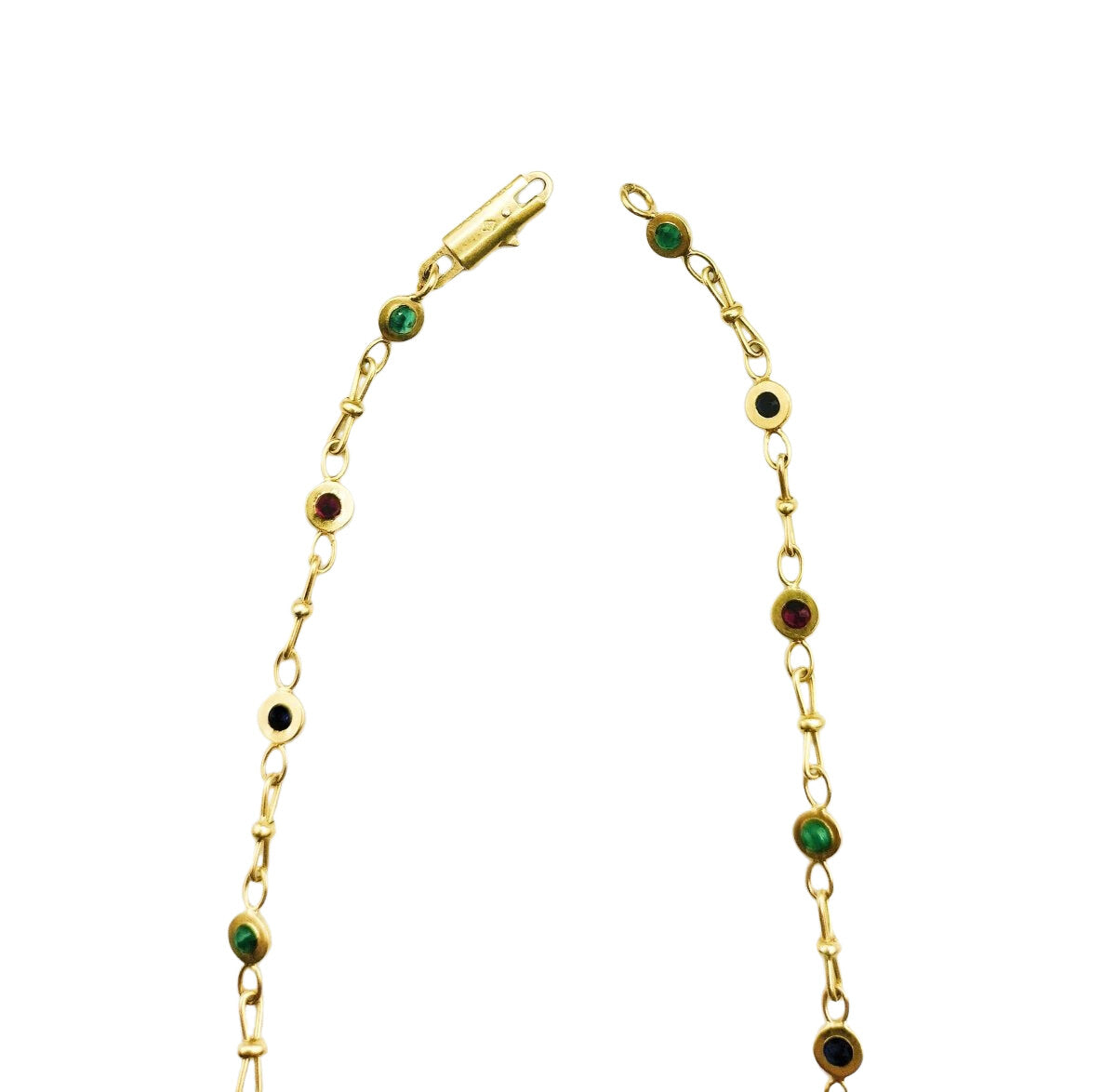 Collier en or jaune et pierres fines - Castafiore