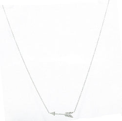 Collier en platine formant une flèche en diamant signée de la Maison Tiffany & co - Castafiore