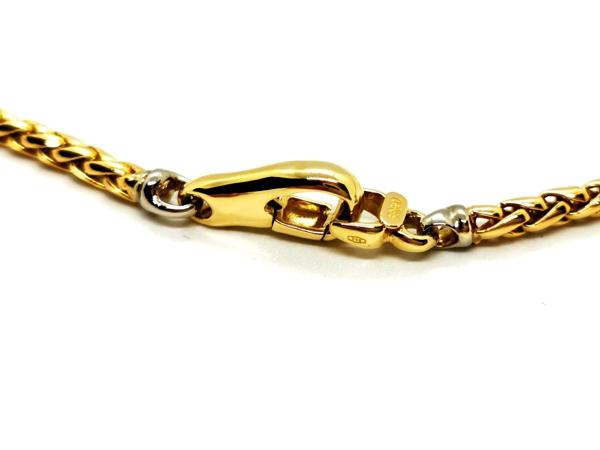 Collier FRED maille palmier en or jaune - Castafiore