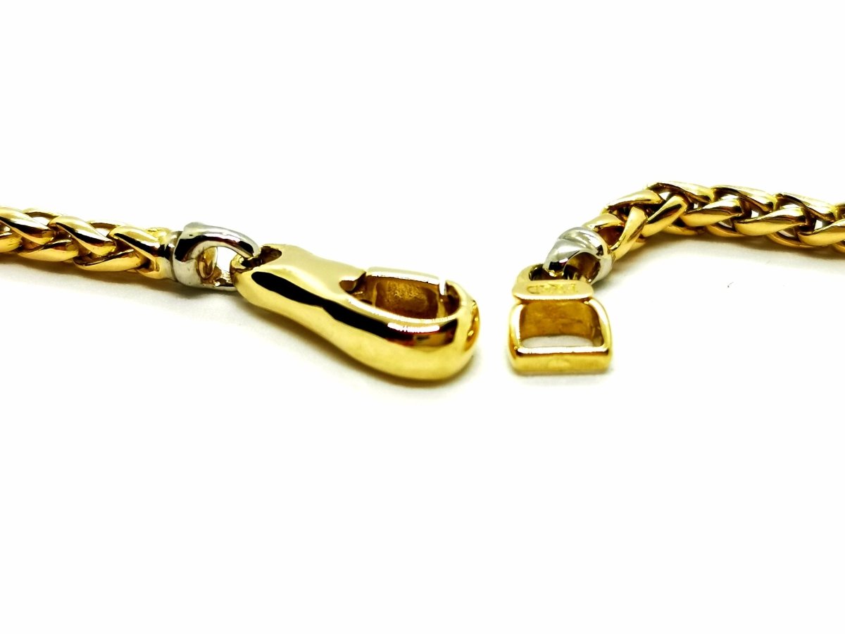Collier FRED maille palmier en or jaune - Castafiore