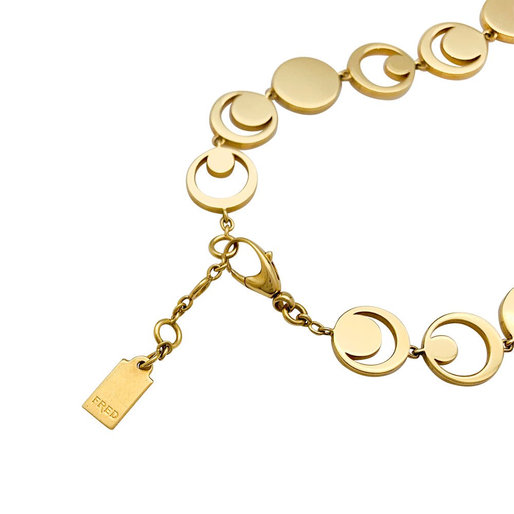 Collier Fred "Moon Light" en or jaune, diamants - Castafiore