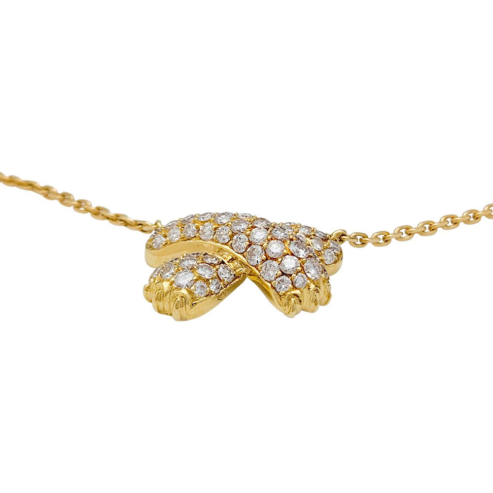 Collier FRED "Ombre Féline" en or jaune, diamants - Castafiore