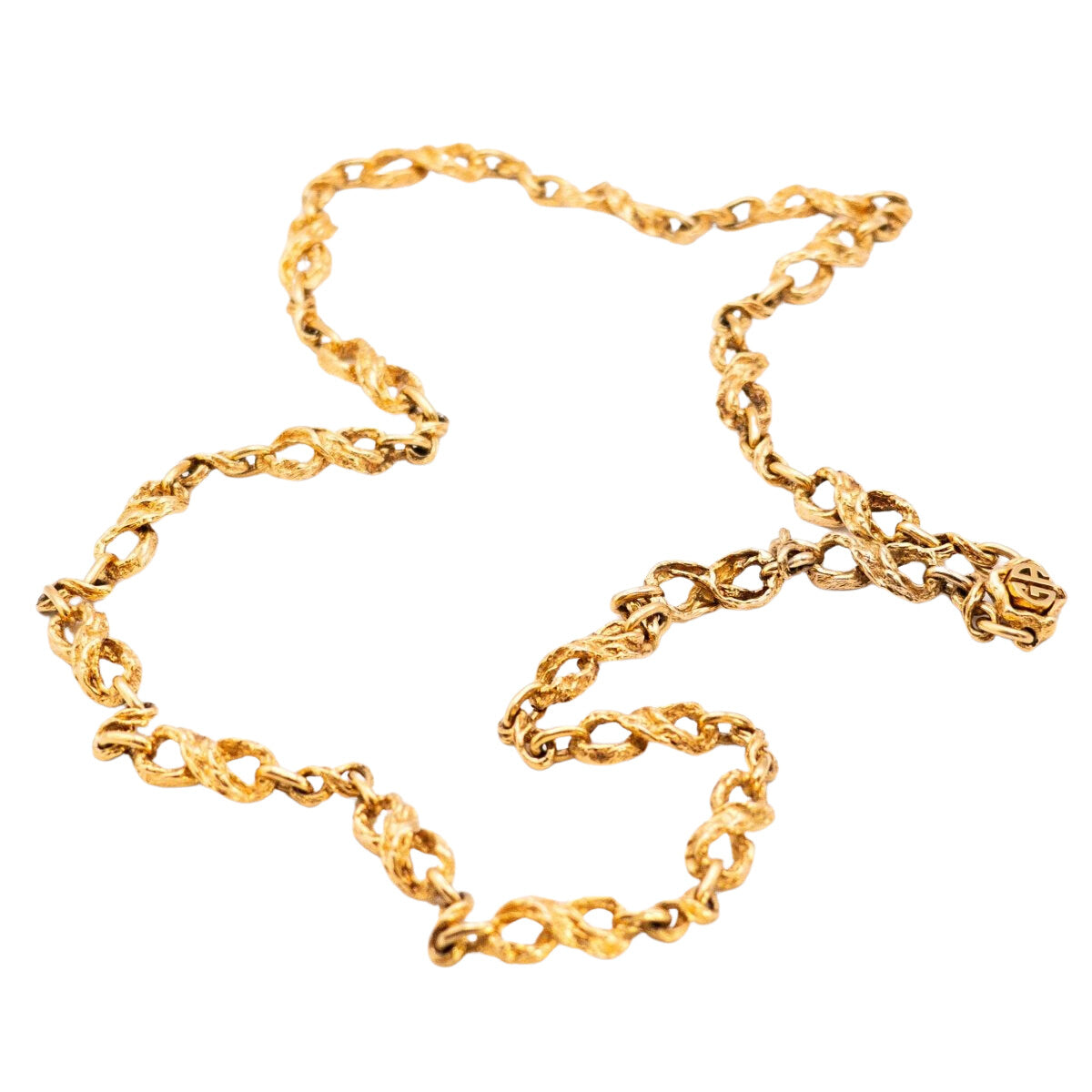 Collier GILBERT ALBERT maille froissée en or jaune - Castafiore