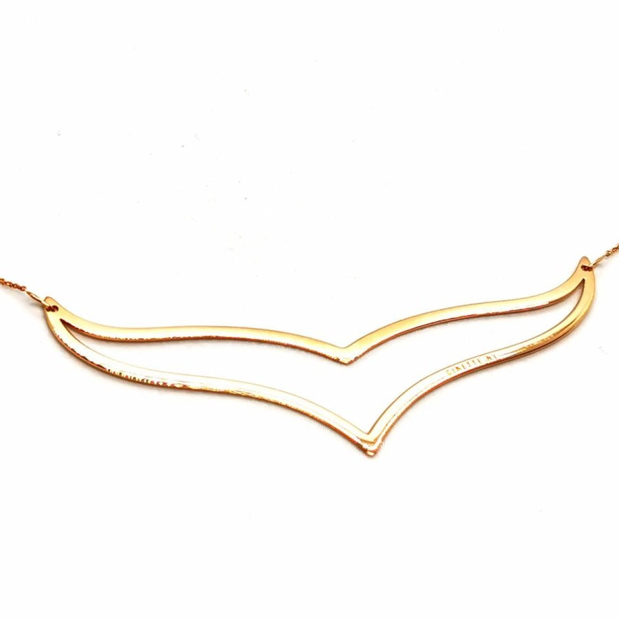 Collier GINETTE NY "Wise", en or rose - Castafiore