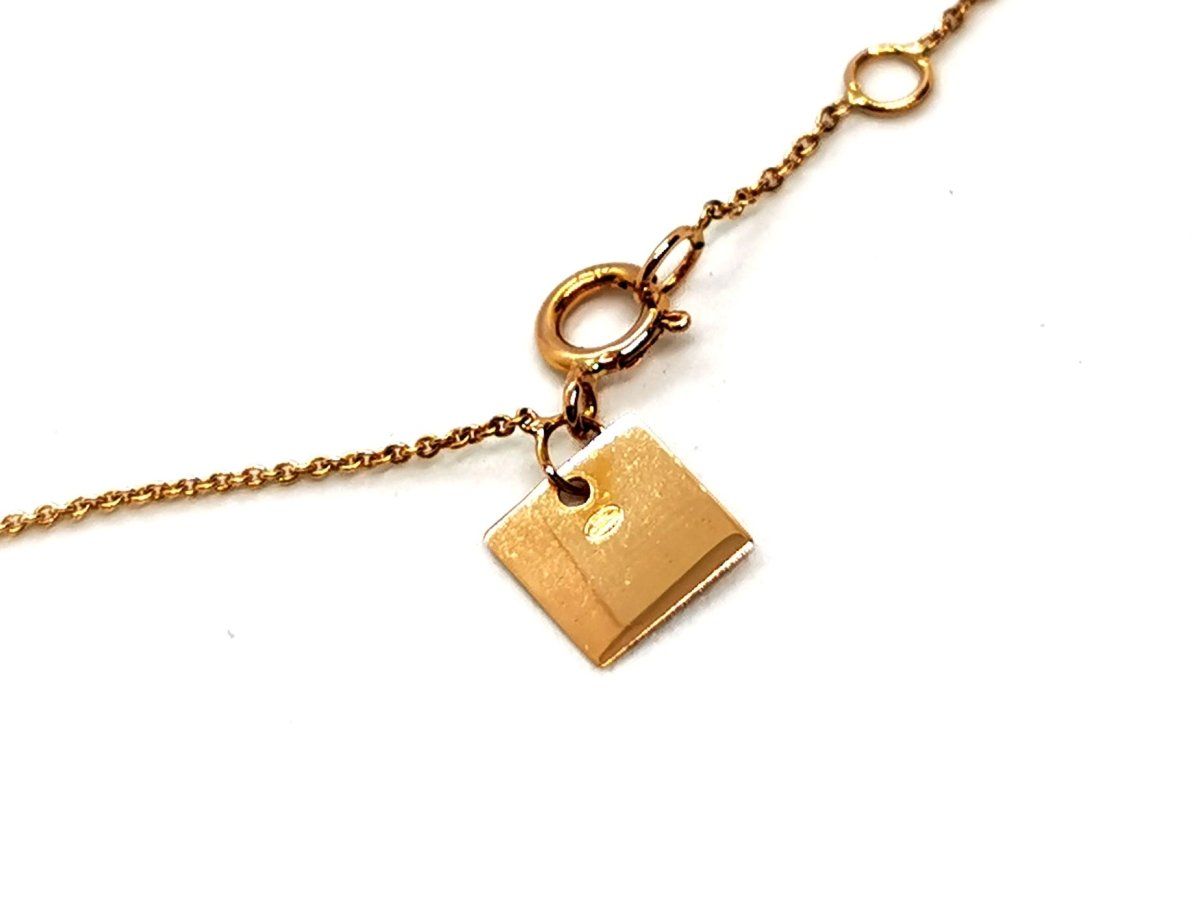 Collier GINETTE NY "Wise", en or rose - Castafiore