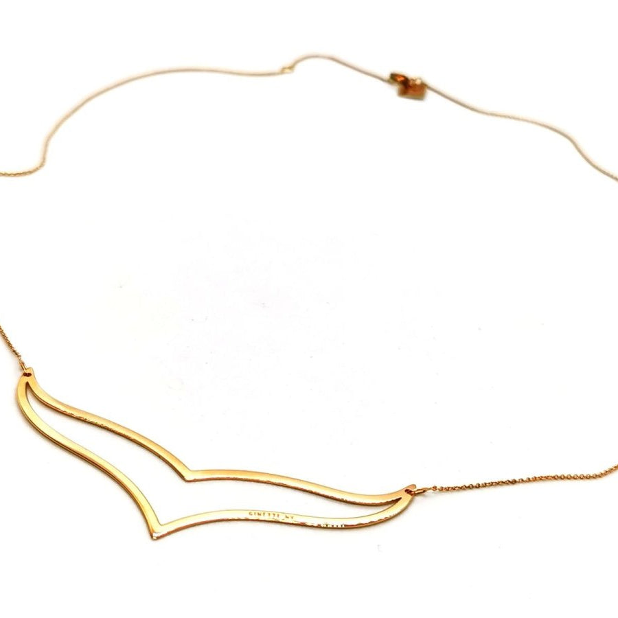 Collier GINETTE NY "Wise", en or rose - Castafiore