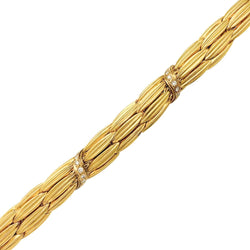 Collier Lalaounis "Epis" en or jaune et diamants - Castafiore