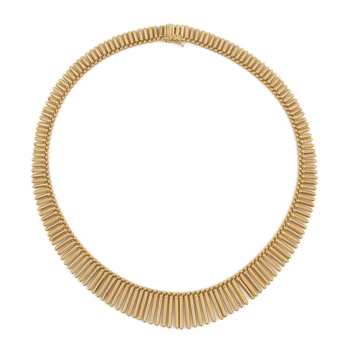 Collier large en or jaune - Castafiore