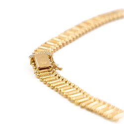 Collier large en or jaune - Castafiore