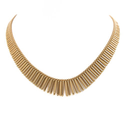 Collier large en or jaune - Castafiore