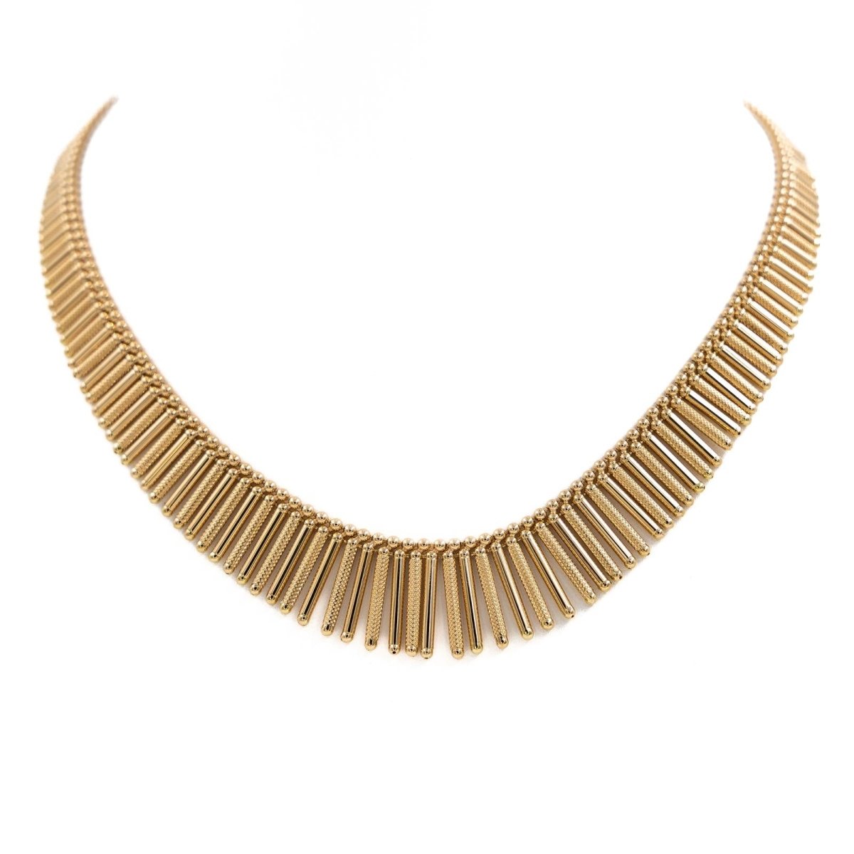 Collier large en or jaune - Castafiore