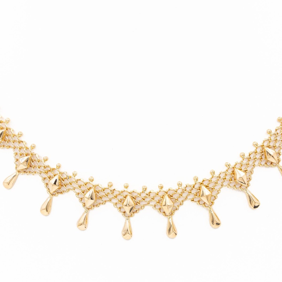 Collier Maille ajourée Or rose - Castafiore