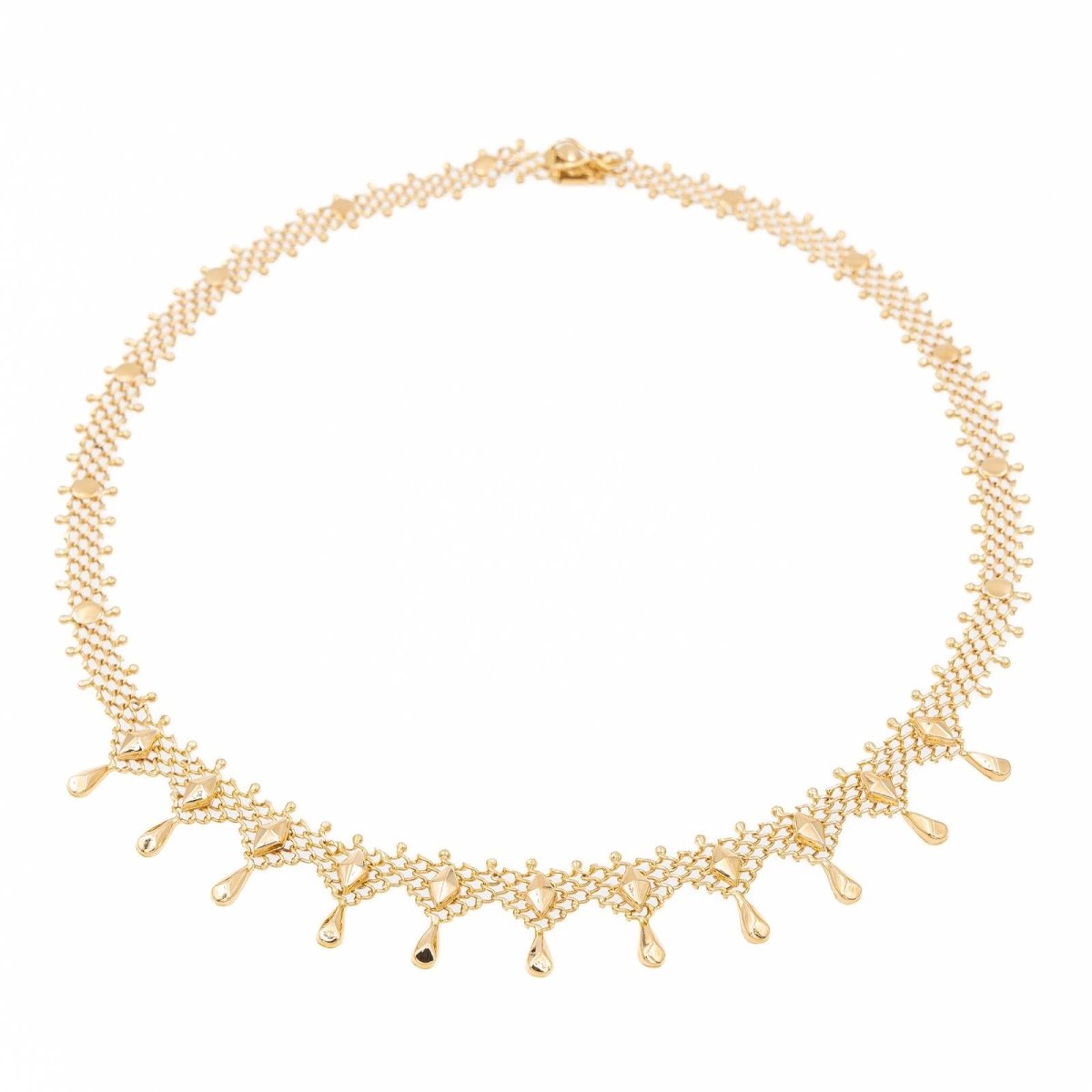 Collier Maille ajourée Or rose - Castafiore