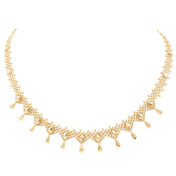 Collier Maille ajourée Or rose - Castafiore