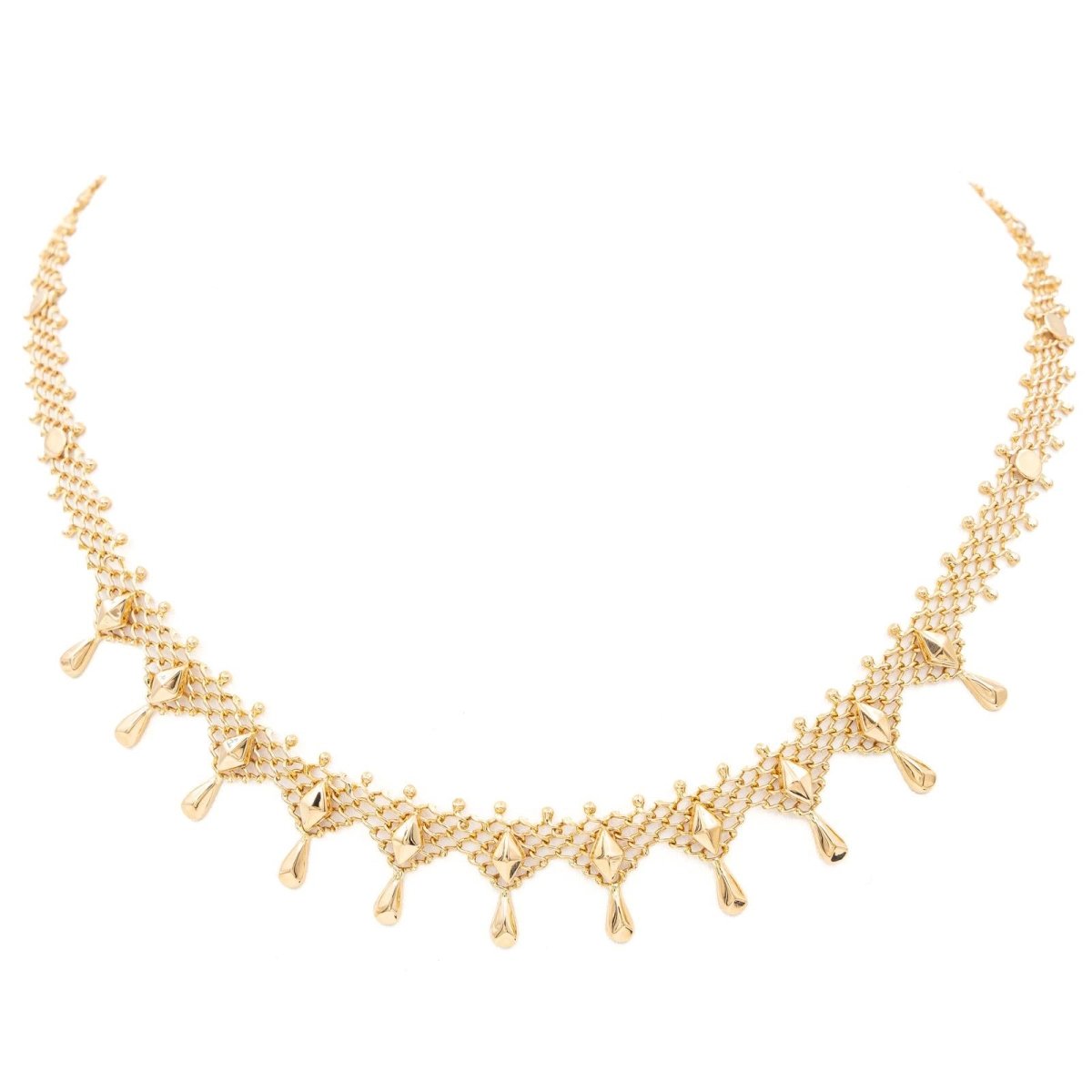 Collier Maille ajourée Or rose - Castafiore