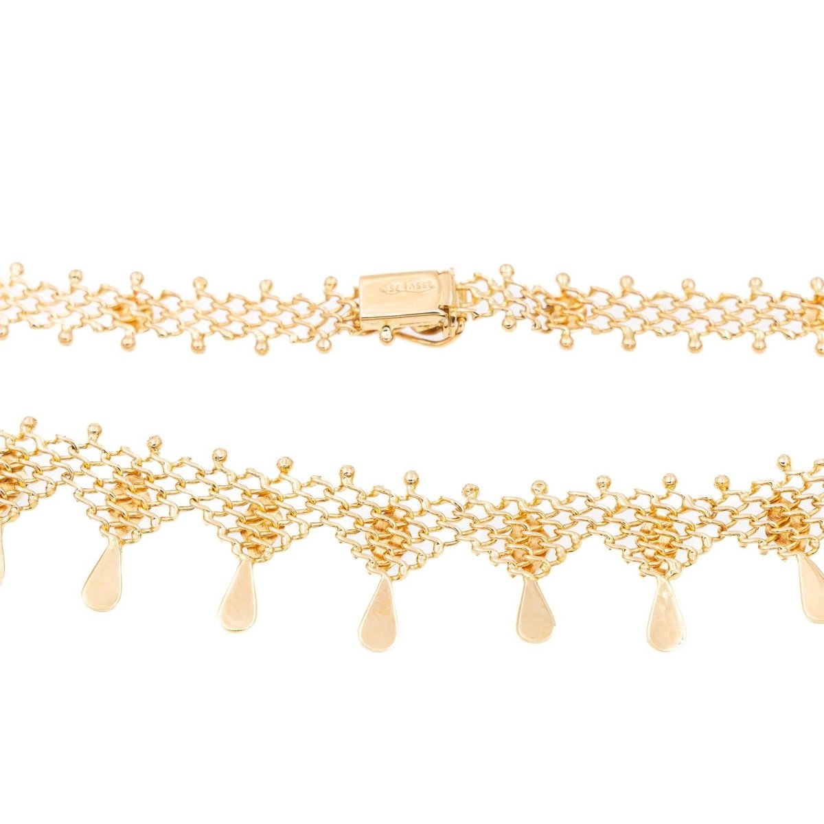 Collier Maille ajourée Or rose - Castafiore