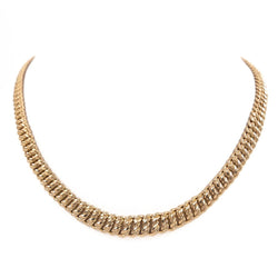 Collier Maille américaine en or jaune - Castafiore