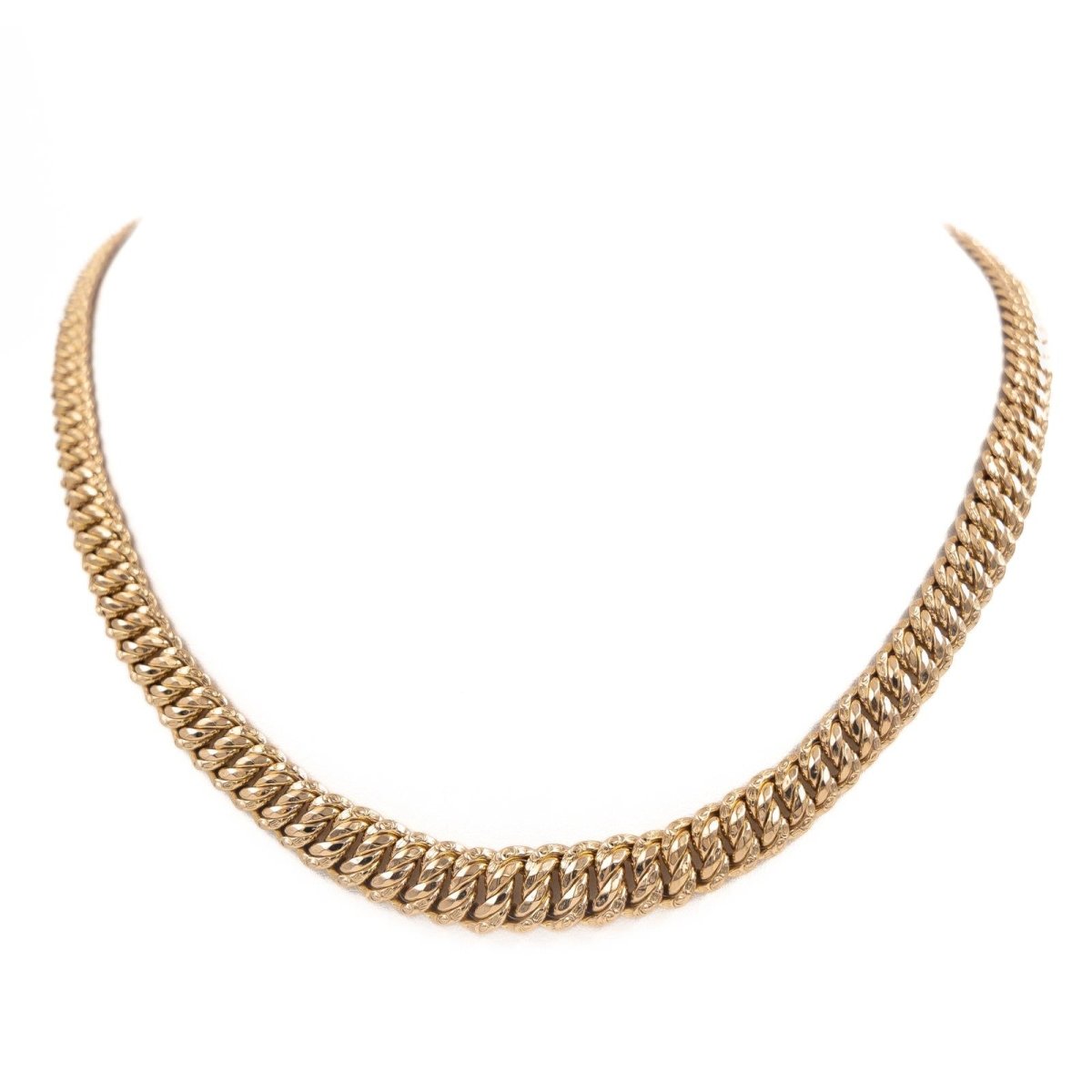 Collier Maille américaine en or jaune - Castafiore