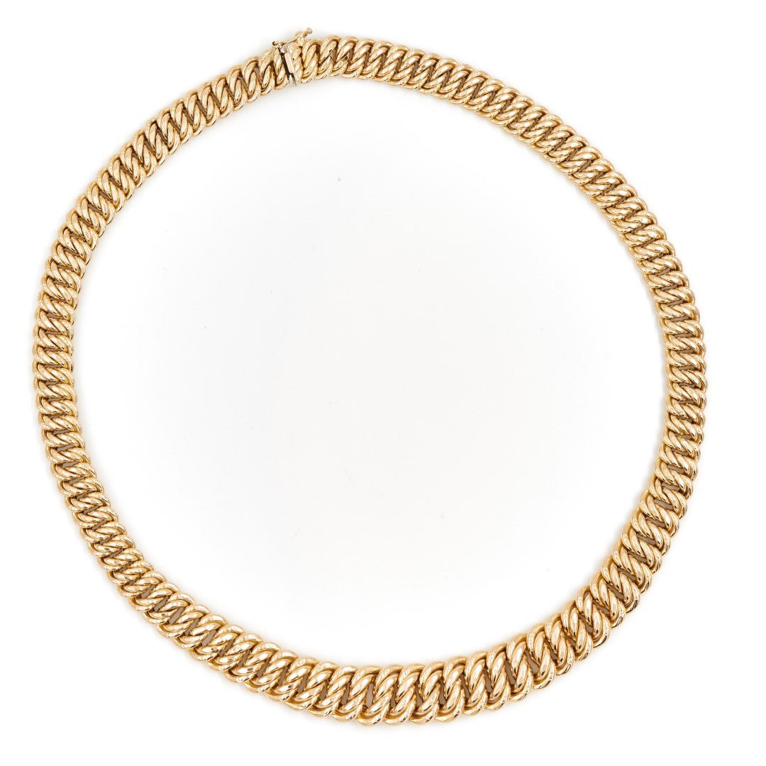 Collier Maille américaine en or jaune - Castafiore