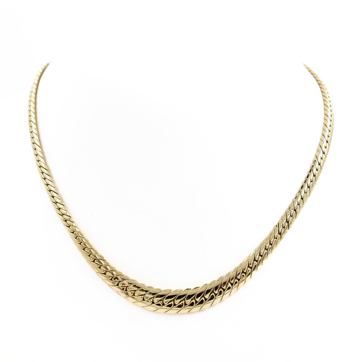 Collier Maille anglaise en or jaune - Castafiore