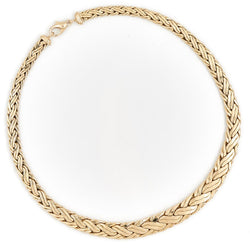 Collier Maille anglaise en or jaune - Castafiore