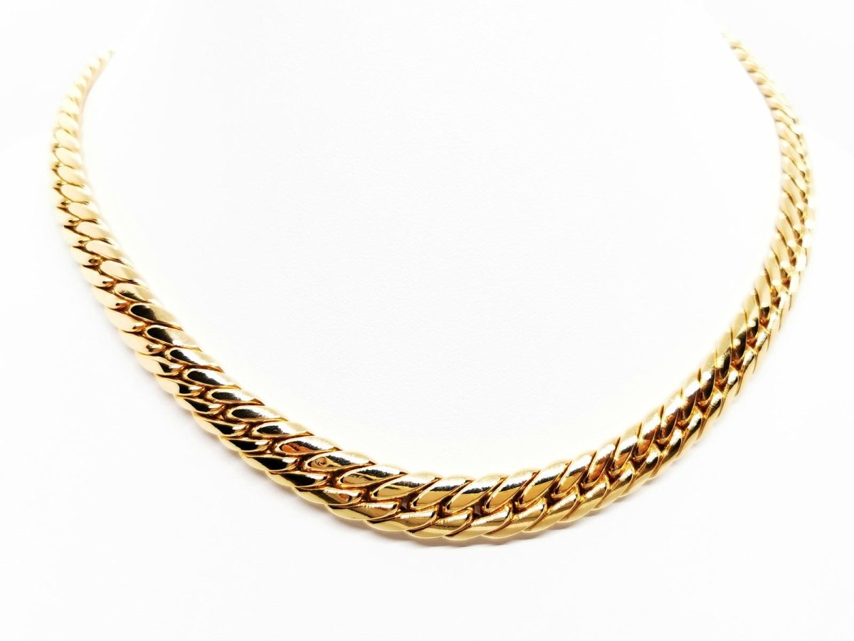 Collier Maille anglaise en or jaune - Castafiore