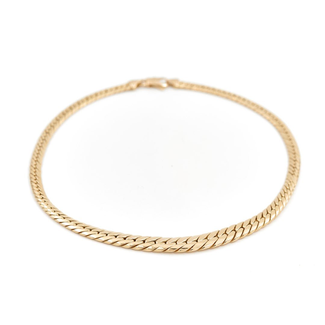 Collier Maille anglaise en or jaune - Castafiore