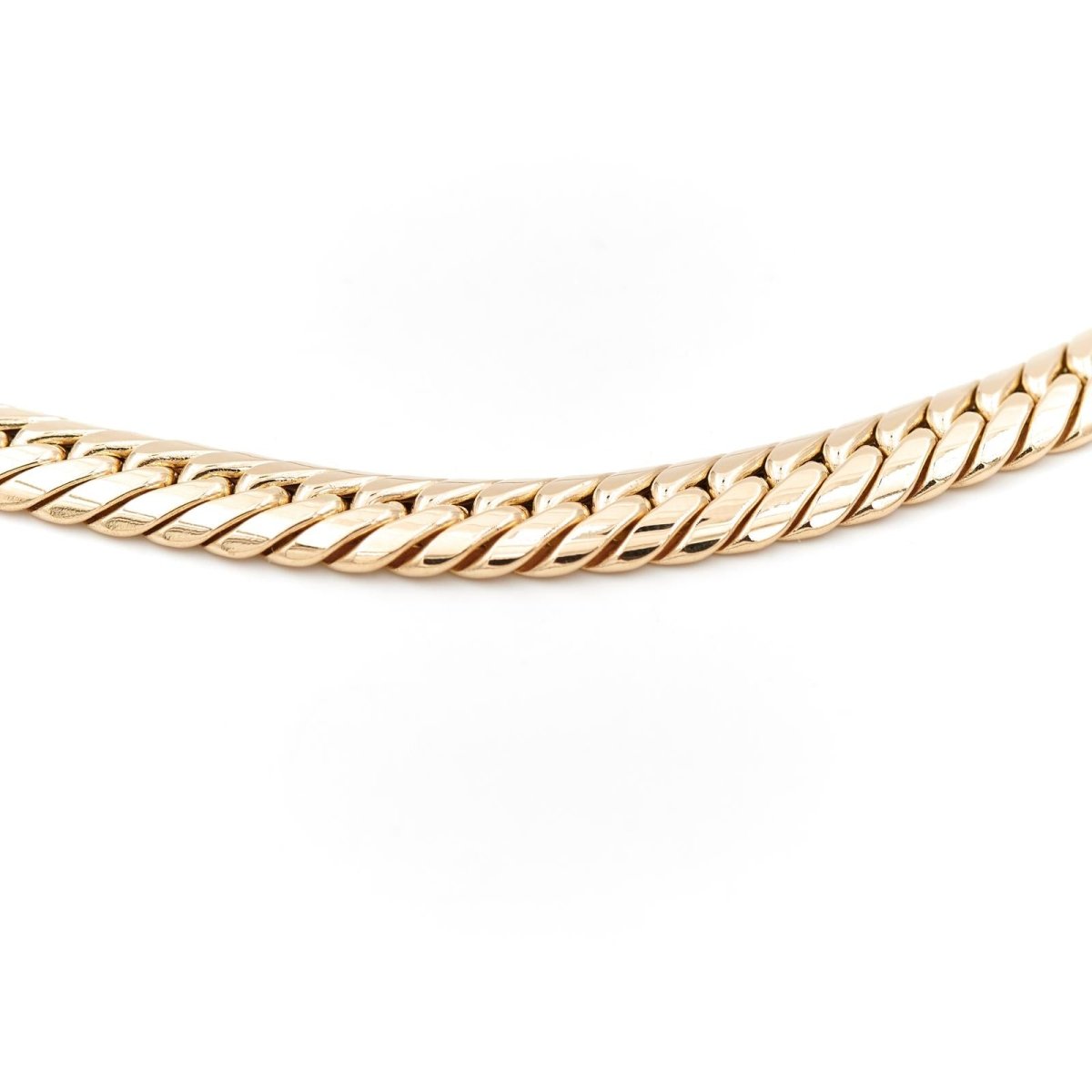 Collier Maille anglaise en or jaune - Castafiore