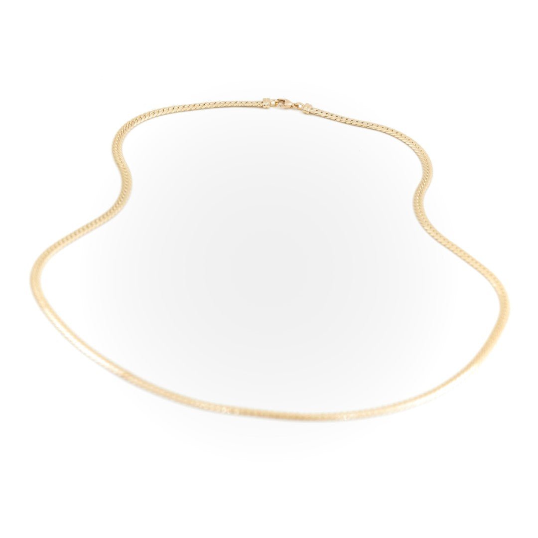 Collier Maille anglaise en or jaune - Castafiore