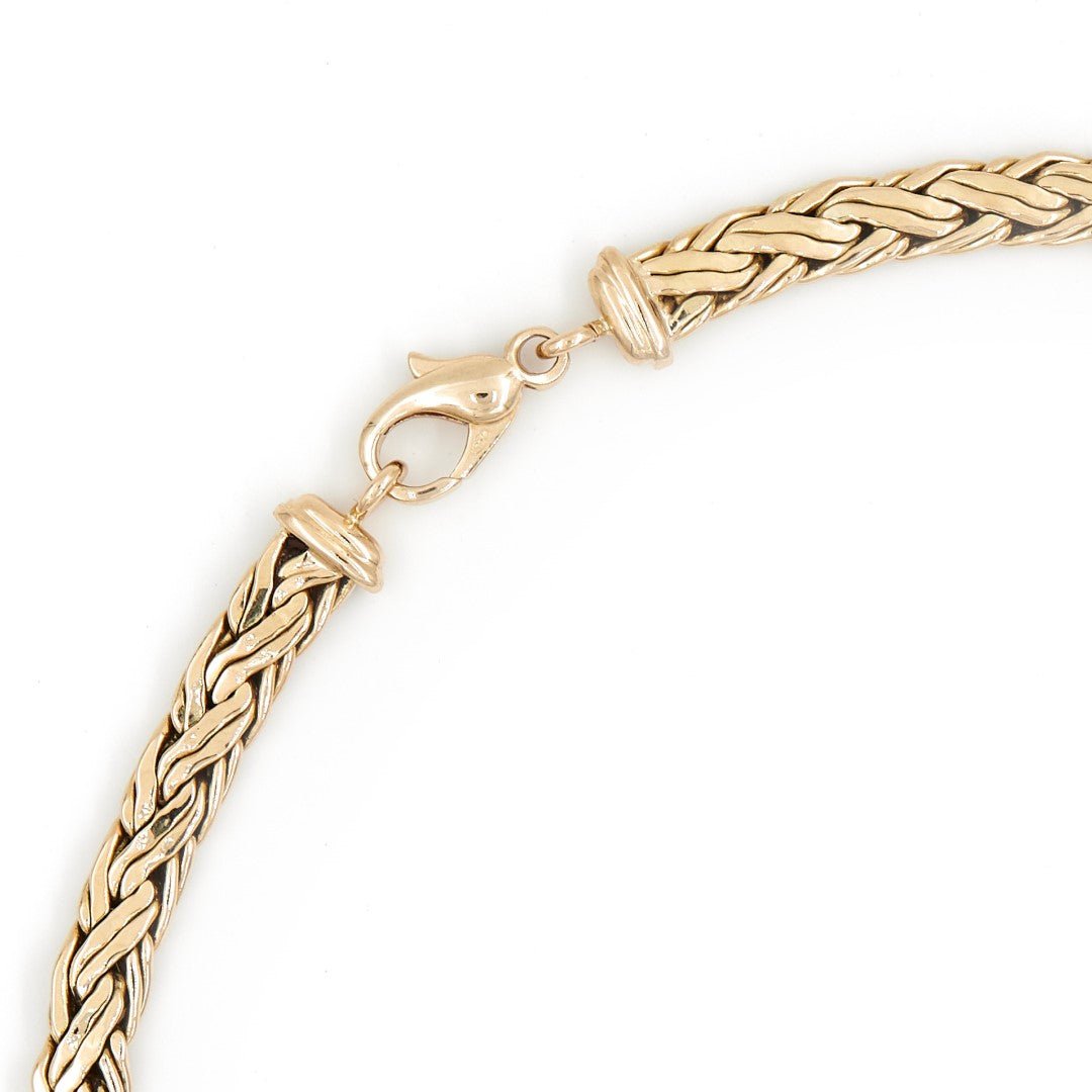 Collier Maille anglaise en or jaune - Castafiore
